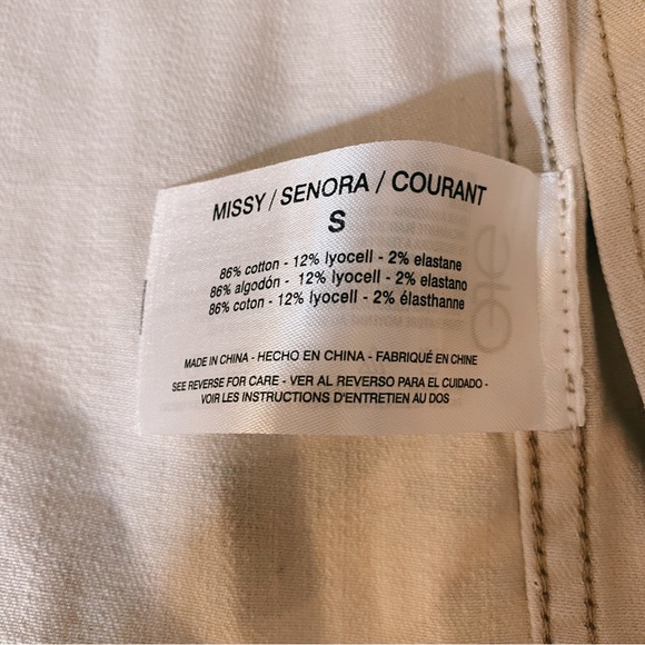 NWT SANCTUARY BEIGE CAMO KYLIE DENIM JACKET S - Picture 9 of 12